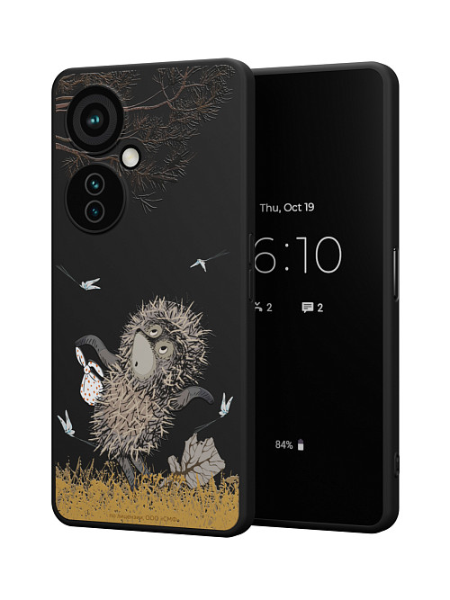 Силиконовый чехол для OnePlus Nord CE 3 Lite (5G) "Ёжик в тумане и поход"