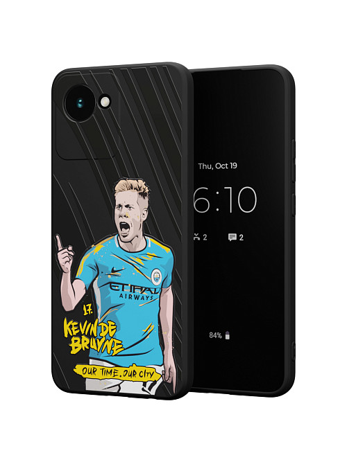 Силиконовый чехол для realme C30/C30S/realme Narzo 50i Prime "NOVEL: Kevin de Bruyne"