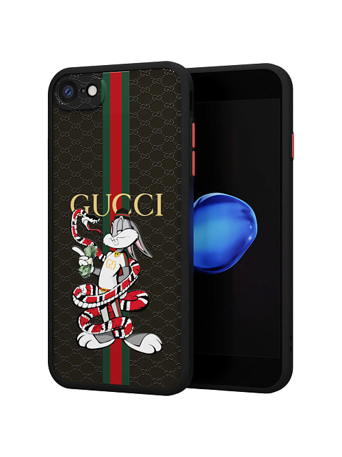 Противоударный чехол для Apple iPhone SE (2022) "NOVEL: Багз Банни Gucci"