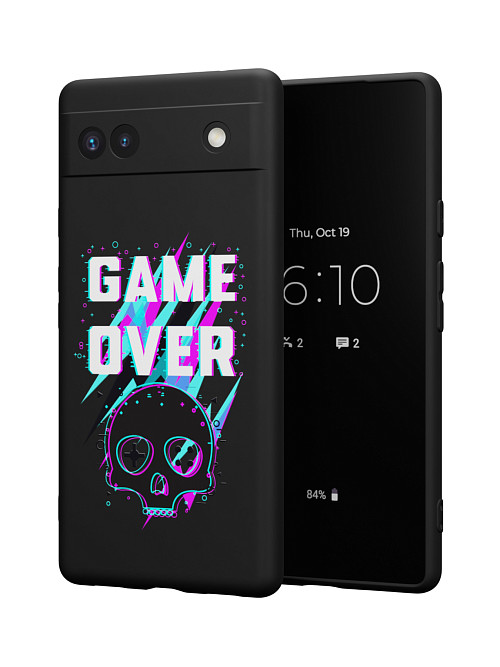 Силиконовый чехол для Google Pixel 6a "Game over"