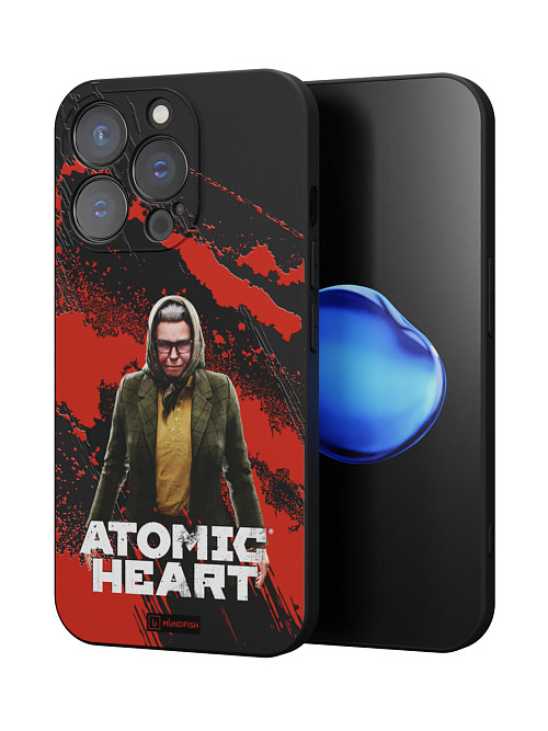 Силиконовый чехол для Apple iPhone 15 Pro "Atomic Heart: Баба Зина"