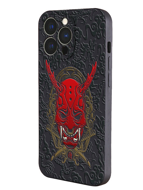 Силиконовый чехол для Apple iPhone 13 Pro Max Red Oni mask