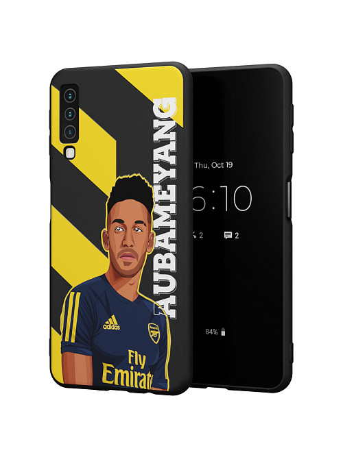 Силиконовый чехол для Samsung Galaxy A7 (2018) "NOVEL: Boateng"