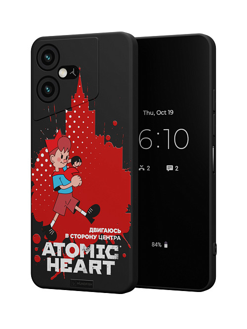 Силиконовый чехол для Tecno Pova Neo 3 "Atomic Heart: В сторону центра"