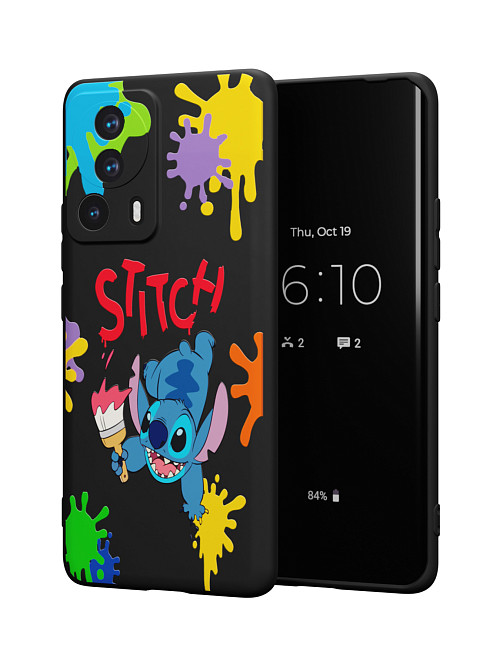 Силиконовый чехол для Xiaomi 13 Lite "NOVEL: Ститч paints"