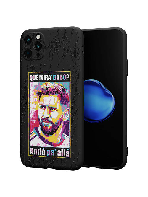 Силиконовый чехол для Apple iPhone 11 Pro Max "NOVEL: Месси BOBO"