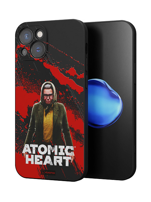 Силиконовый чехол для Apple iPhone 15 Plus "Atomic Heart: Баба Зина"