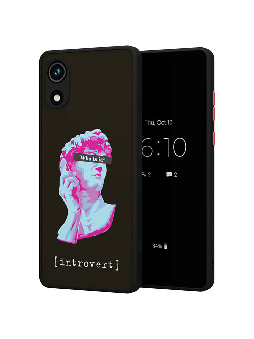 Противоударный чехол для Samsung Galaxy A03 Core "NOVEL: Интроверт"