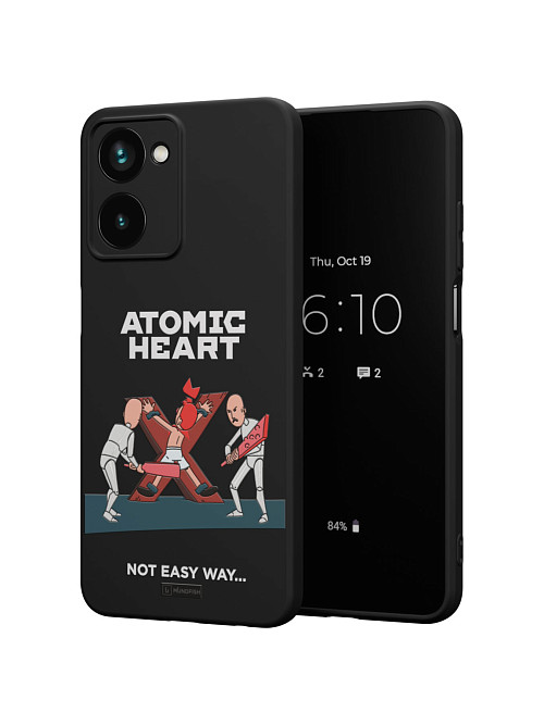 Силиконовый чехол для realme 10 (4G) "Atomic Heart: Not Easy Way"