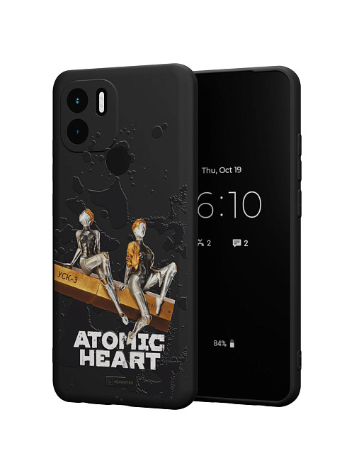 Силиконовый чехол для Xiaomi Redmi A1+ "Atomic Heart: Боевые близняшки"