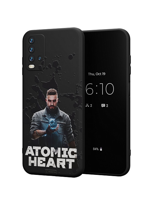 Силиконовый чехол для Xiaomi Redmi 9T "Atomic Heart: Товарищ Нечаев"