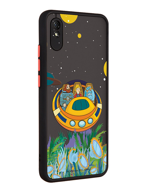 Противоударный чехол для Xiaomi Redmi 9A "Тайна 3 планеты: Космическое Путешествие"
