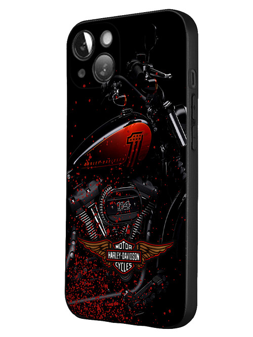 Силиконовый чехол для Apple iPhone 13 Mini Мотоцикл Harley-Davidson Силиконовый чехол для Apple iPhone 13 Mini Мотоцикл Harley-Davidson
