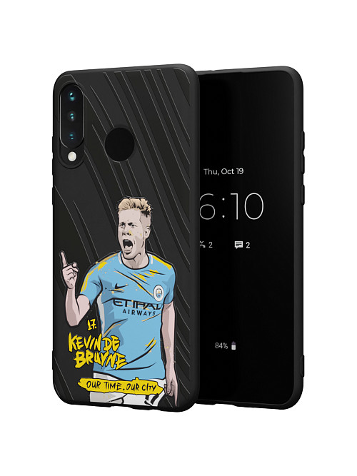 Силиконовый чехол для Huawei P30 Lite "NOVEL: Kevin de Bruyne"