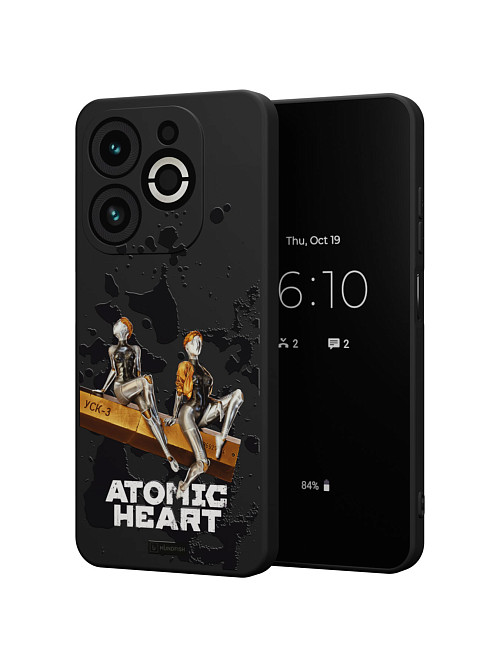 Силиконовый чехол для Infinix SMART 8 PLUS "Atomic Heart: Боевые близняшки"