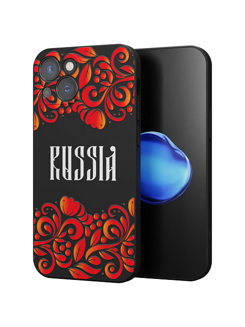 Силиконовый чехол для Apple iPhone 13 "Русский стиль"