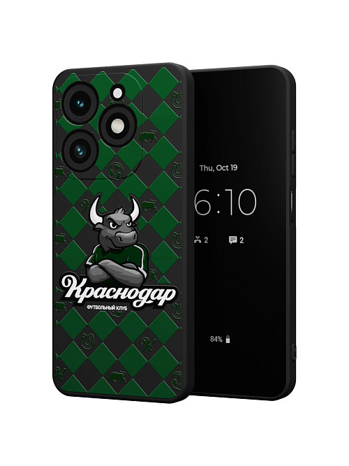 Силиконовый чехол для Tecno Spark Go 2024 "Краснодар: Маскот клуба"