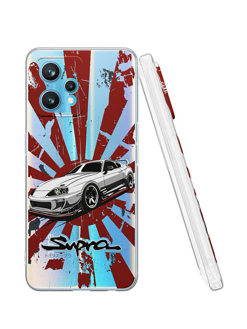 Силиконовый чехол для Realme 9 Pro+ "Toyota Supra"