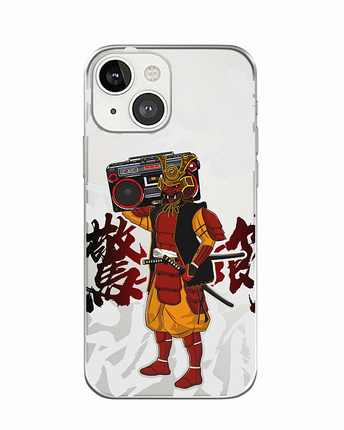 Силиконовый чехол для Apple iPhone 13 Mini Hip-hop Samurai