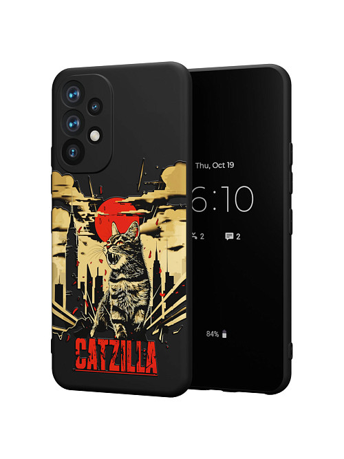 Силиконовый чехол для Samsung Galaxy A52 (4G) "Catzilla"