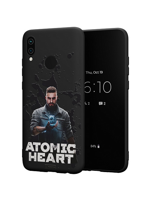 Силиконовый чехол для Huawei P Smart (2019) "Atomic Heart: Товарищ Нечаев"