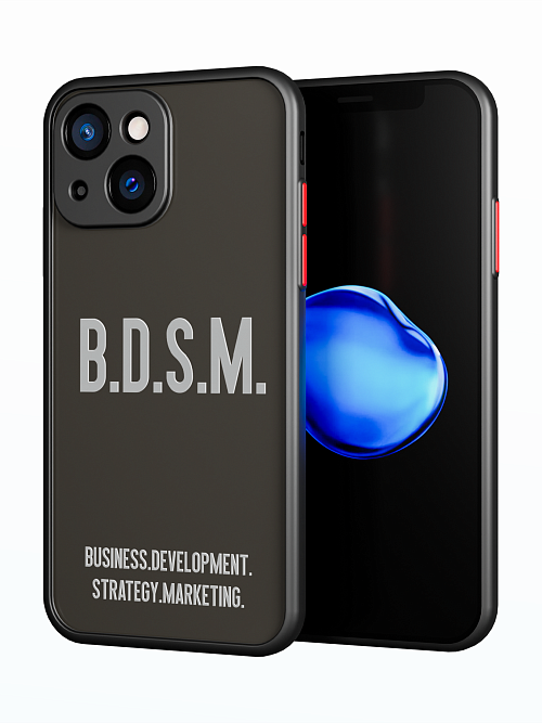 Противоударный чехол для Apple iPhone 14 "B.D.S.M."