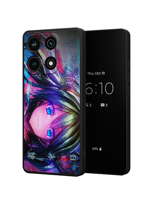 Силиконовый чехол для Xiaomi Redmi Note 13 (4G) "Hatsune Miku"