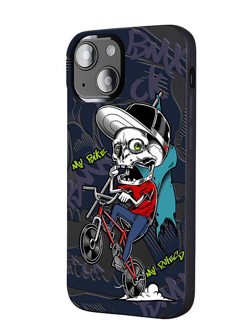 Силиконовый чехол для Apple iPhone 13 Mini My bike my rules