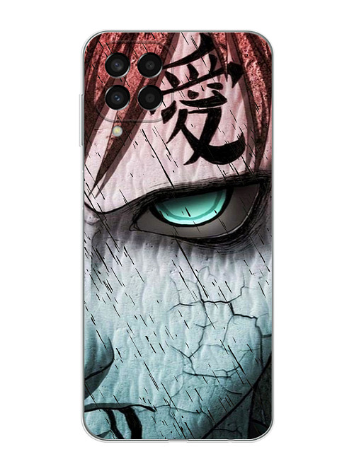 Силиконовый чехол для Samsung Galaxy M33 (5G) Naruto Shippuden - Gaara grimm face