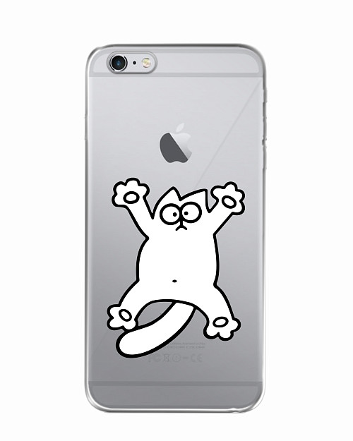Силиконовый чехол для Apple iPhone 6S Plus Кот Саймон