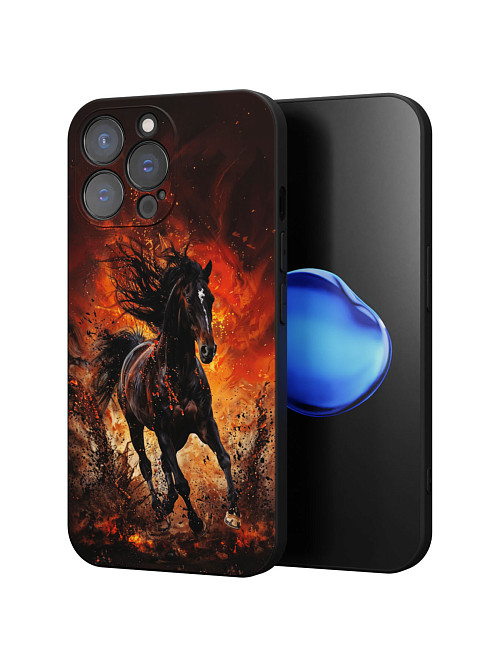 Силиконовый чехол для Apple iPhone 14 Pro Max "Лошадь"
