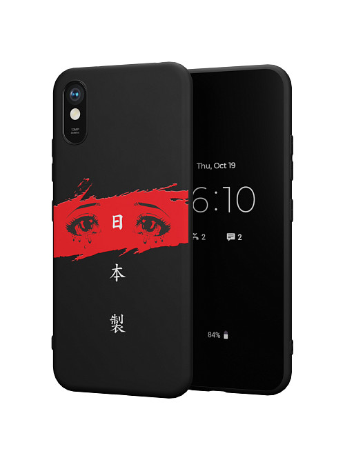 Силиконовый чехол для Xiaomi Redmi 9A "Грустные глаза"