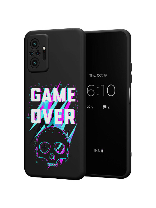 Силиконовый чехол для Xiaomi Redmi Note 10 Pro "Game over"