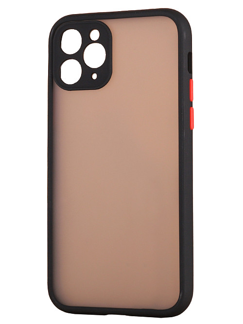 Противоударный чехол для Apple iPhone 11 Pro черный  / прозрачный / красный