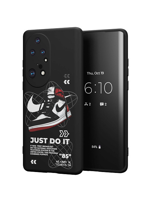 Силиконовый чехол для Huawei P50 Pro "NOVEL: Just Do It"