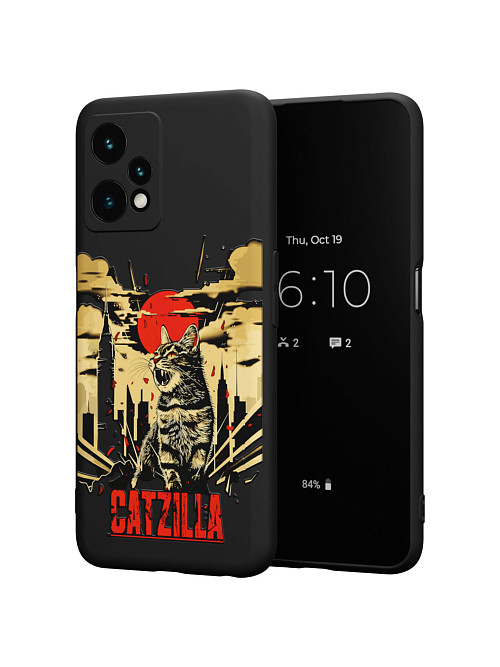 Силиконовый чехол для realme 9 Pro "Catzilla"