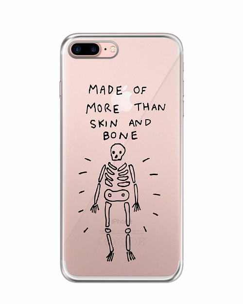Силиконовый чехол для Apple iPhone 7 Plus "Скелет"