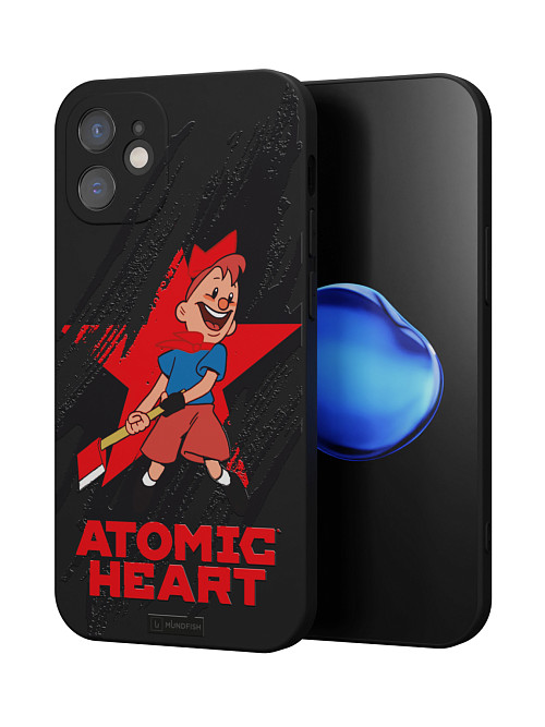 Силиконовый чехол для Apple iPhone 12 Mini "Atomic Heart: Пионер"