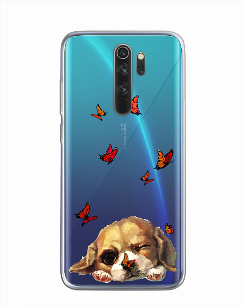 Силиконовый чехол для Xiaomi Redmi Note 8 Pro "Милый щенок"