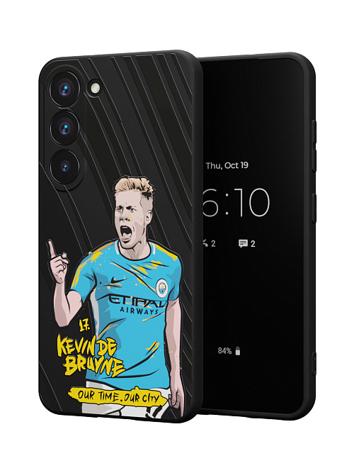 Силиконовый чехол для Samsung Galaxy S23 "NOVEL: Kevin de Bruyne"