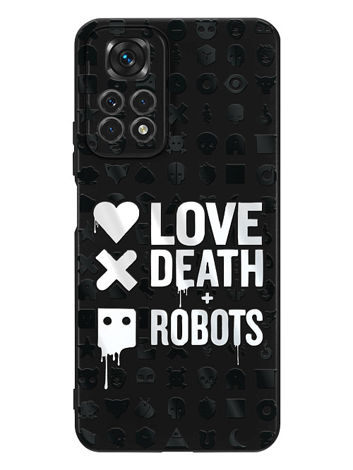 Силиконовый чехол для Xiaomi Redmi Note 11S (4G) Любовь Смерть Роботы