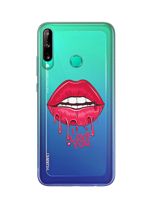 Силиконовый чехол для Honor 9C Сладкие губы