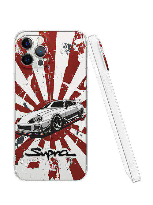 Силиконовый чехол для Apple iPhone 12 Pro Max "Toyota Supra"