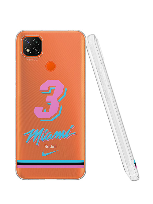 Силиконовый чехол для Xiaomi Redmi 9C "NOVEL: Майами Хит"