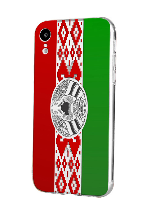 Силиконовый чехол для Apple iPhone Xr "Флаг Беларуси"