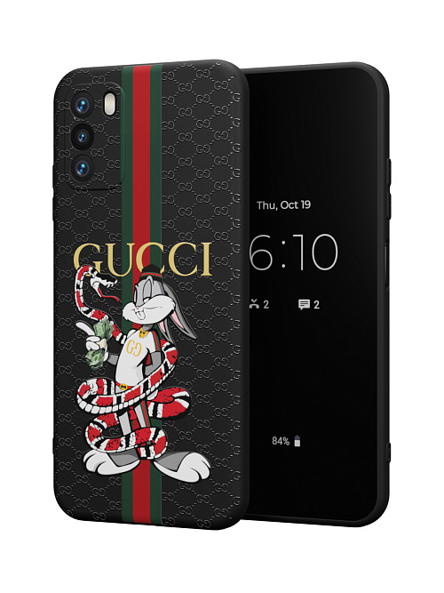 Силиконовый чехол для Poco M3 NOVEL: Багз Банни Gucci