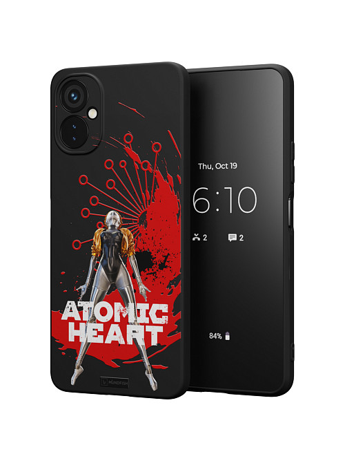 Силиконовый чехол для Tecno Spark 9 Pro "Atomic Heart: Правая близняшка"