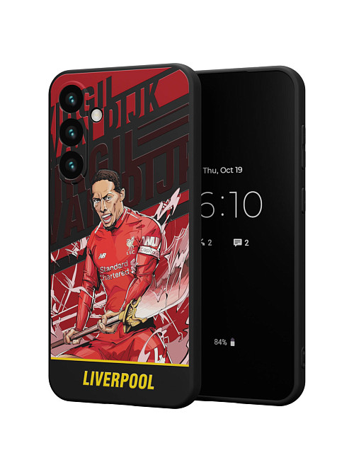 Силиконовый чехол для Samsung Galaxy S23 FE "NOVEL: Liverpool"