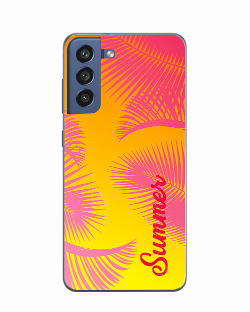 Силиконовый чехол для Samsung Galaxy S21 FE Summer