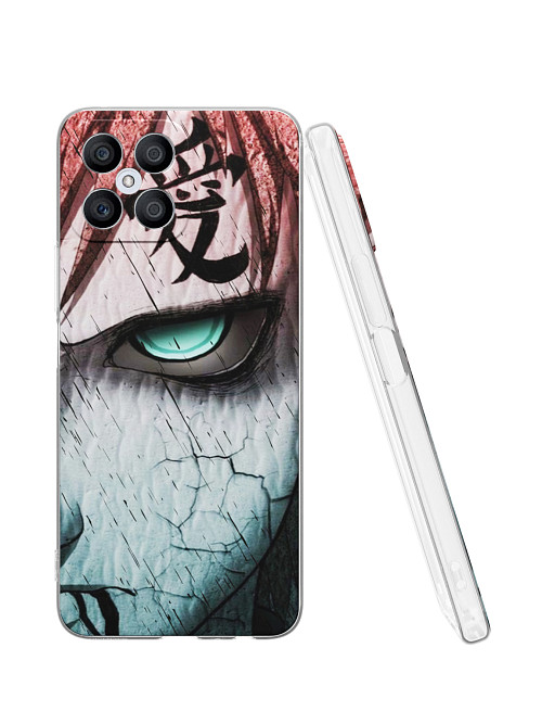 Силиконовый чехол для Honor X8 (2022) "Naruto Shippuden - Gaara grimm face"